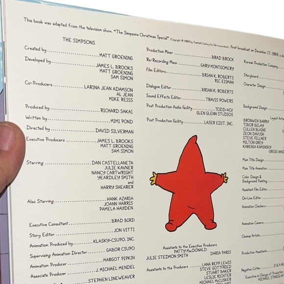 VINTAGE "The Simpsons Xmas Book" By Matt Groening- Hardcover- First Edition Book - Picture 8 of 10